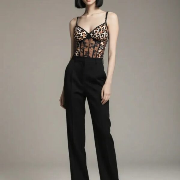 Leopard Lace Bodysuit worn by Yuna