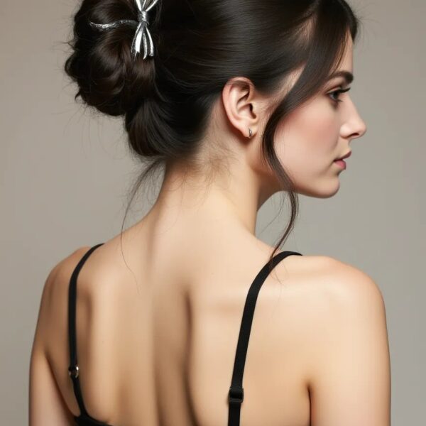Metal Bow Claw worn by Sofia