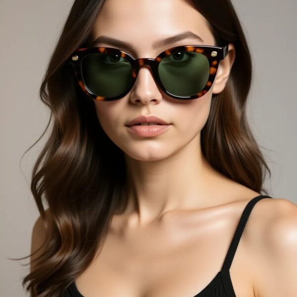 Metal Frame Sunglasses worn by Lani